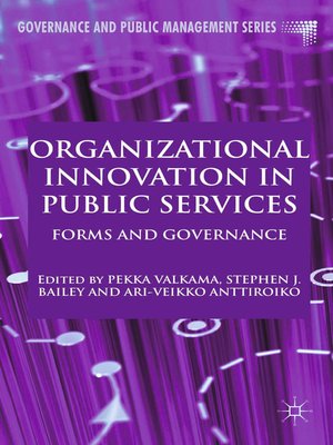 cover image of Organizational Innovation in Public Services